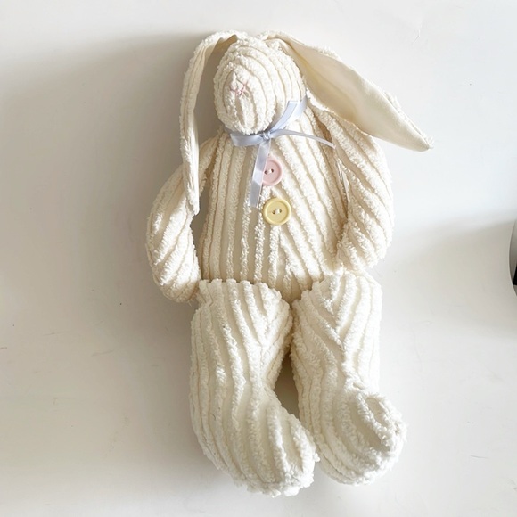 Woof & Poof Bunny Textured Stuffed Animal Toy Plush - Picture 2 of 6